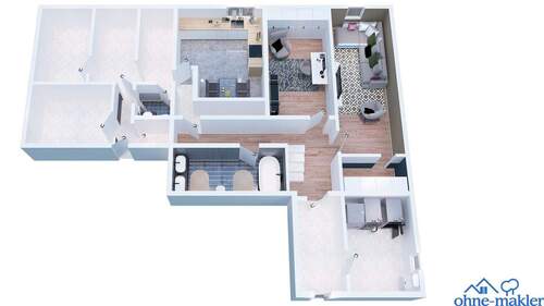 vermietete Wohnung - 