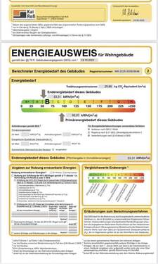 Energieausweis - 