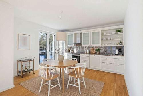 Küche digital möbliert - 