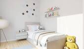 Ein hell erleuchtetes Kinderzimmer - 4 Zimmer Etagenwohnung zum Kaufen in Düsseldorf
