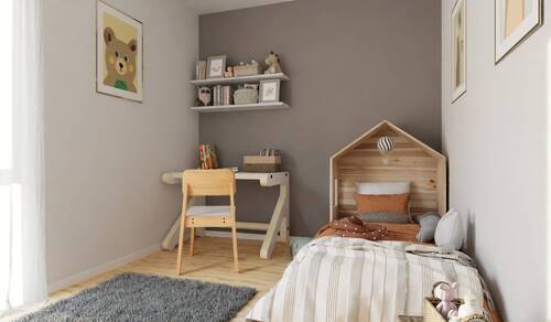 Ein weiteres Kinderzimmer für Spiel und Spaß - 4 Zimmer Etagenwohnung in Düsseldorf