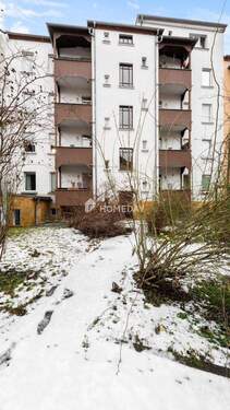 Außenansicht 3 - 2 Zimmer Etagenwohnung zum Kaufen in Leipzig
