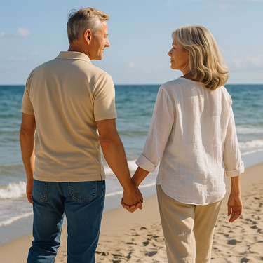 foto Strandspaziergang.png - Günstiger geht nicht vier Schlafzimmer Sauna großes Grundstück eingezäunt Glowe Insel Rügen