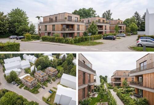 Visualisierung 3 Gebäude - Straubing: Baufläche in zentraler Stadtlage!! Ideal für Geschosswohnungsbau: Bebauung: § 34 BauGB