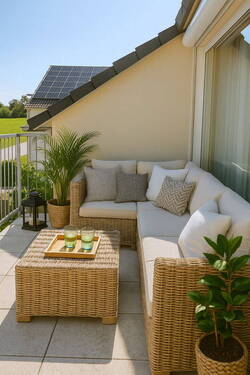 Panoramabalkon - 5 Zimmer Reihenmittelhaus zur Miete in Kronberg im Taunus