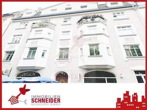 Titelbild - IMMOBILIEN SCHNEIDER - Schwabing West - bezugsfreie, tolle 3,5 Zimmer Altbau-Wohnung mit Balkon