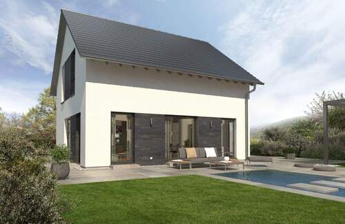 Ansicht Garten - GROSSES HAUS AUF KLEINER FLÄCHE - Malervorbereitet - inkl. Grundstück