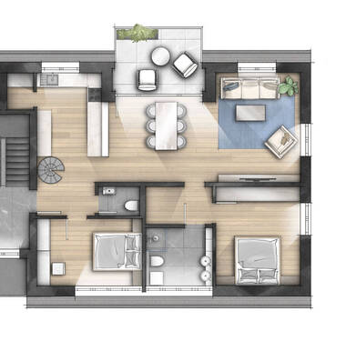 Wohnung OG rechts - 