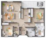 Grundriss-Winkelbungalow-Bungalow-108-Erdgeschoss - 