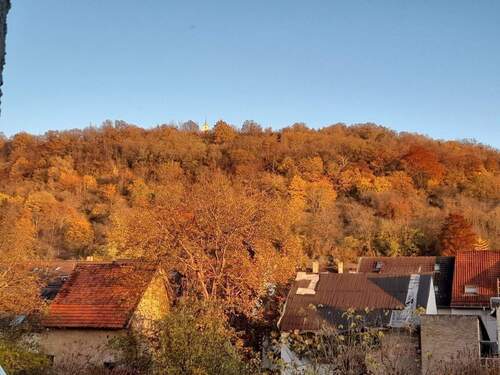 Ausblick zum Berg mit Kapelle - 