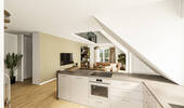 Esszimmer-Wohnzimmer mit Galerie, Whg. 3 - 