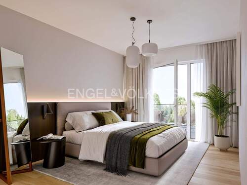 Schlafzimmer (Visualisiert) - 3 Zimmer Etagenwohnung in Hamburg