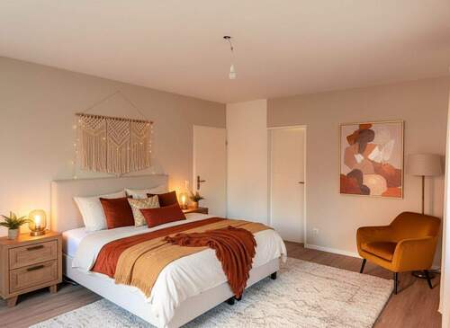 Schlafzimmerdekoriert - 