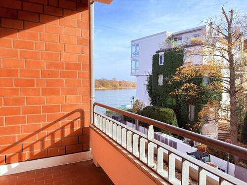 Balkon mit Rheinblick - 
