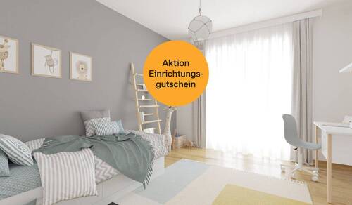 Aktion Einrichtungsgutschein bis zum 31.10.2025 - Sofort bezugsfertig - 3-Zimmer-Wohnung im 2. Obergeschoss mit Balkon