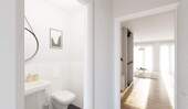 Heller und freundlicher Eingangsbereich mit Blick - 