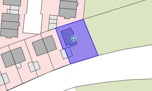 Auszug Lageplan Grundstück - 