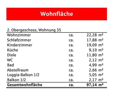 Wohnfläche - 