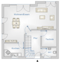 Erdgeschoss - 6 Zimmer Einfamilienhaus in Leidersbach