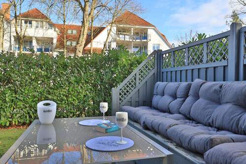 Terrasse in Ost-Lage - 2 Zimmer Terrassenwohnung zur Miete in Boltenhagen