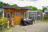 Gartenhaus mit Voliere - 