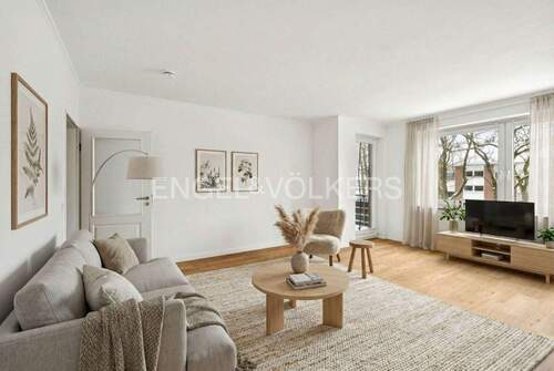 KI-generierter Einrichtungsvorschlag Wohnzimmer - 