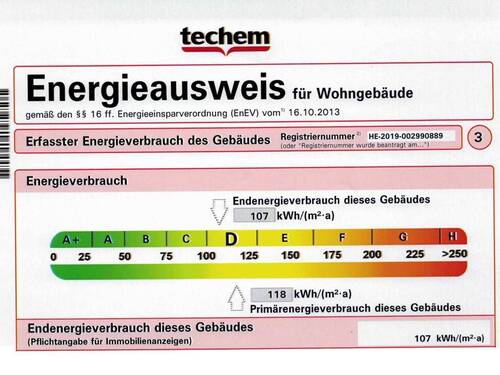 Energieausweis - 