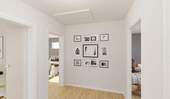 Heller und freundlicher Flur im Obergeschoss - 