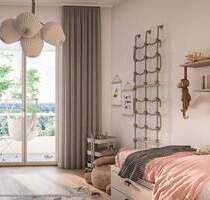 3-Zi.-Eck-Whg. mit 2 Bädern, offener Küche und umlaufendem Balkon - München Ramersdorf-Perlach