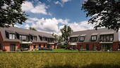 Gartenansicht - 3 Zimmer Etagenwohnung in Worpswede
