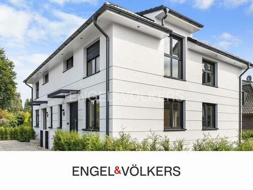 Frontansicht - Neubauprojekt Quartier 93 - Neubau-Doppelhaushälfte mit Effizienz & Stil