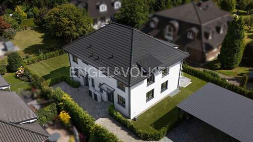 Luftbild Musterhaus - 5 Zimmer Doppelhaushälfte zum Kaufen in Großhansdorf