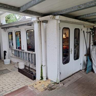 Werkstatt hinter Garage - 