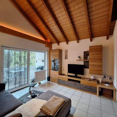 Wohnzimmer - Etagenwohnung mit 87,00 m&sup2; in Lorsch zum Kaufen