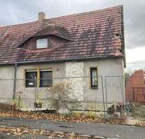 Doppelhaushälte im Rohbau mit Planungsunterlagen - Zwenkau