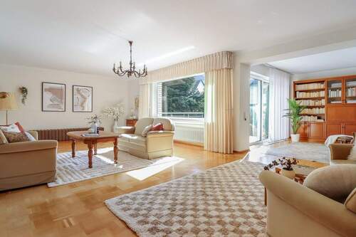 Wohnzimmer EG - 6 Zimmer Doppelhaushälfte zum Kaufen in Bielefeld