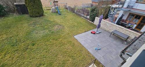 Garten.jpg - Tolle 4-Zimmer-Eigentumswohnung mit Balkon, Gartenanteil und Garage in Forstern