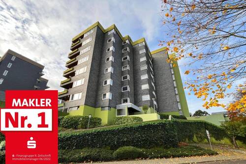 Frontansicht - Eigentumswohnung über den Dächern von Leverkusen