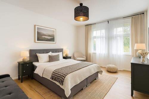 Schlafzimmer (visualisiert) - 4 Zimmer Terrassenwohnung in Berlin