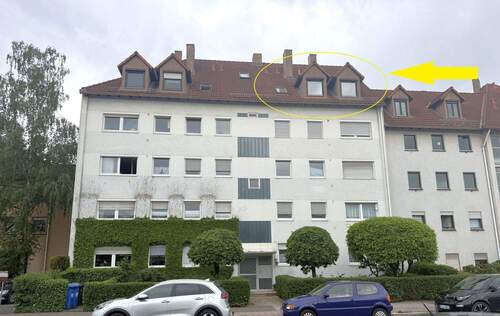 OstAnsicht - 3 Zimmer Etagenwohnung zum Kaufen in Erlangen