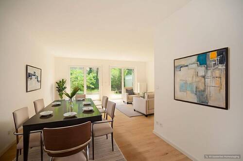 Wohn-/Essbereich -visualisiert - 6 Zimmer Reihenendhaus in Rödermark