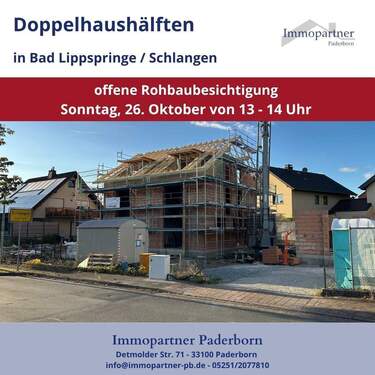 Bild 1 - Offene Rohbaubesichtigung am 26.10. von 13-14 Uhr!