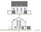 Ansicht Norden/Osten - Doppelhaushälfte mit 160,20 m² in Schlangen zum Kaufen