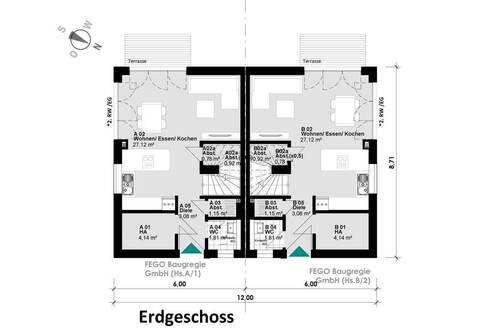 Erdgeschoss - Einfamilienhaus mit 112,00 m² in Hamburg zum Kaufen