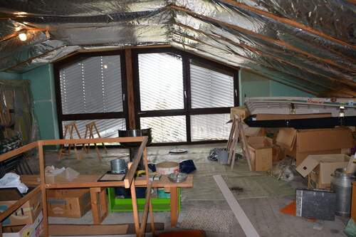 Das Dachgeschoss ist nicht ausgebaut - 