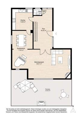 Erdgeschoss leerstehendes Haus - 