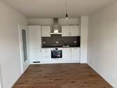 Wohn- Esszimmer mit Einbauküche - 2 Zimmer Etagenwohnung in Mannheim
