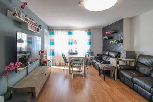 Wohnzimmer - 3 Zimmer Etagenwohnung zum Kaufen in Leipzig