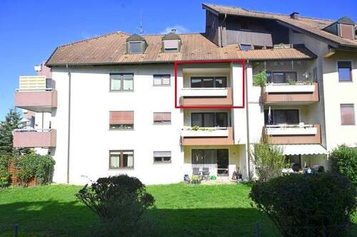 Hausansicht Südseite - 2 Zimmer Etagenwohnung zum Kaufen in Leinfelden-Echterdingen