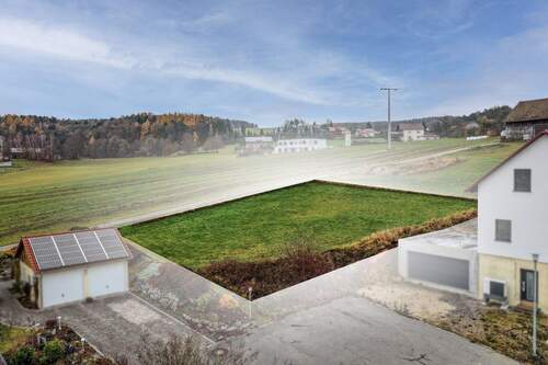 Bild 1 - Sonniges Baugrundstück in ruhiger Wohnlage von Roding Fronau!